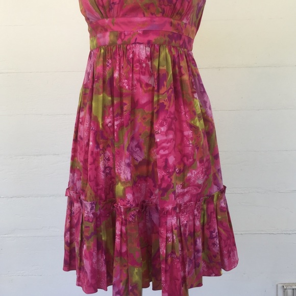 Maggy London Pretty In Pink Pocket Dress O-16 - Picture 4 of 7